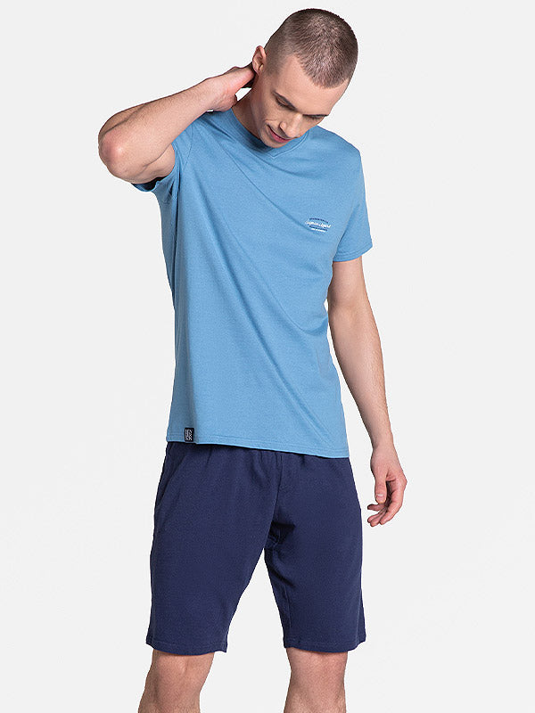 Henderson medvilninė vyriška pižama "Duty Blue - Navy"