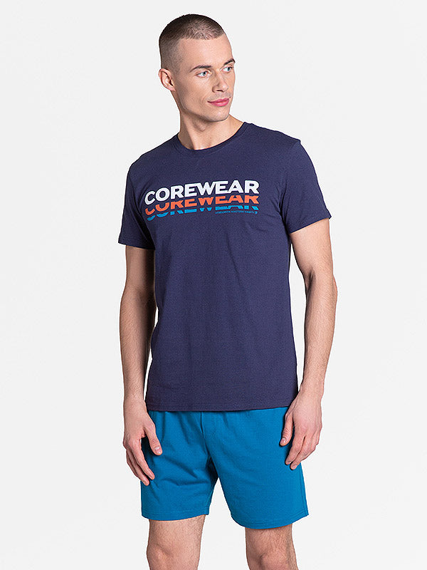 Henderson Men's Cotton Pyjamas Lark Navy - Blue