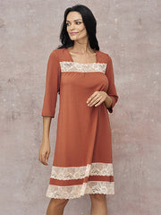 Lega medvilniniai naktiniai "Annie Cinnamon - Light Brown"