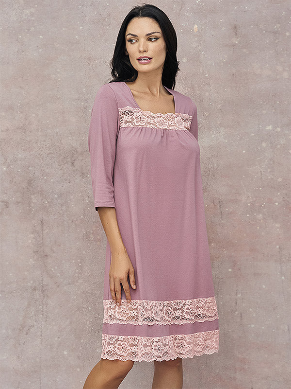 Lega medvilniniai naktiniai "Annie Dark Pink"