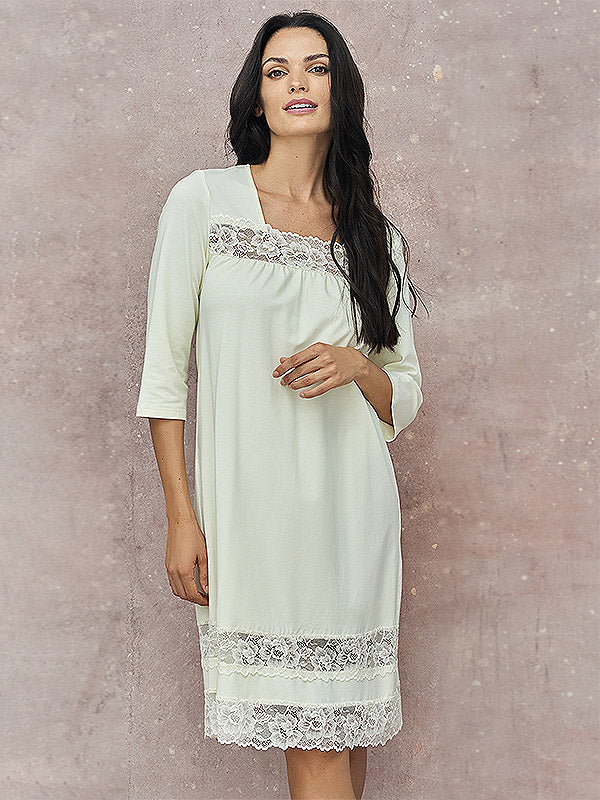 Lega Cotton Nightdress Annie Ecru
