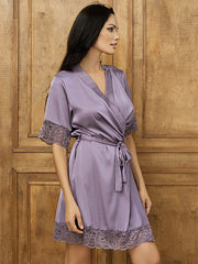Lega atlasinis chalatas "Gaia Lavender"