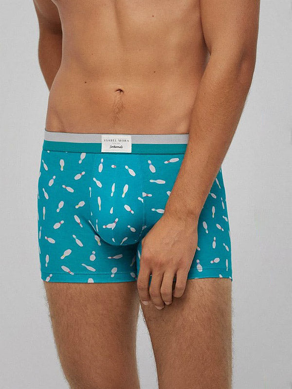 Ysabel Mora 2-Pack Men's Boxer Briefs Bowling Green - Grey - Multicolor