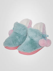 Muydemi vaikiškos aulinės šlepetės "Unicorn Tail Blue - White - Pink"