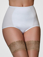 Nylon Dreams aukšto juosmens kelnaitės "Girdle White"