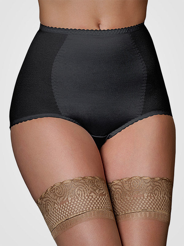 Nylon Dreams High Waist Panties Girdle Black