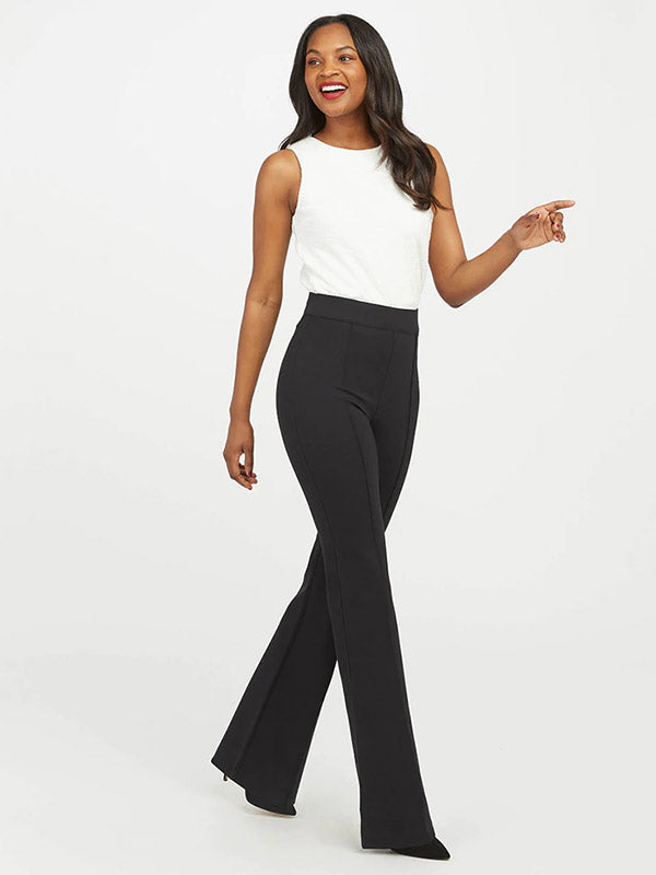 Spanx Shaping High-waist Trousers  Perfect Pant Hi Rise Flare Black