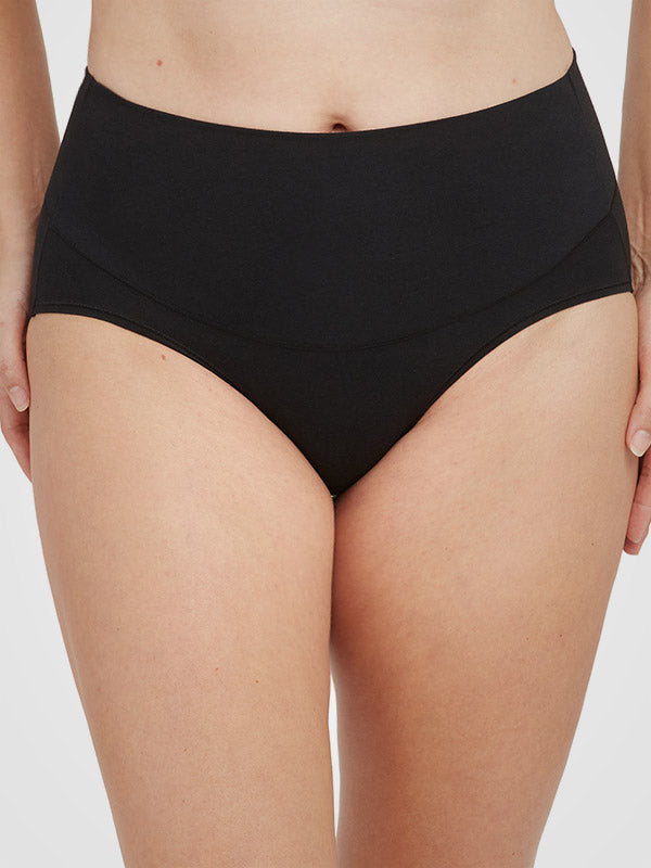 Spanx Corrective Cotton And modal Panties Cotton Comfort Black