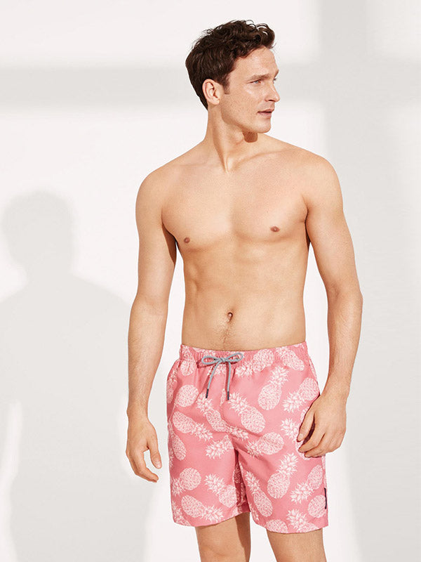 Ysabel Mora men's swim shorts Tasty Pineapple Rose