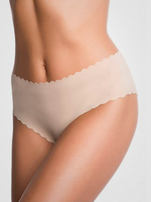 Julimex besiūlės lazeriu kirptos kelnaitės "Shellie Maxi Nude"