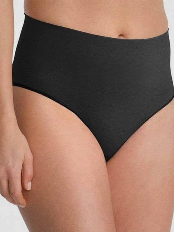 Spanx Corrective High-waisted Briefs Made of Recycled Nylon Ecocare Black