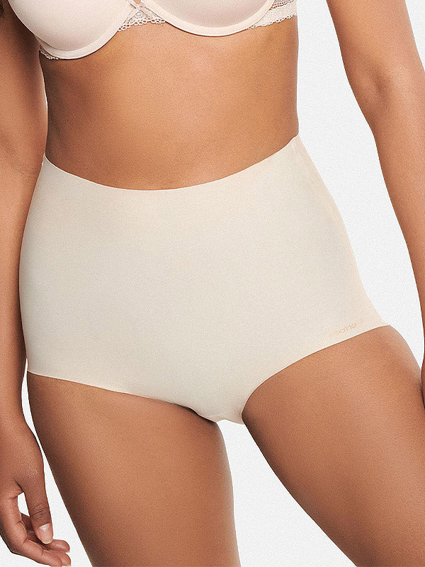 Esotiq aukšto juosmens kelnaitės "Plain Nude"