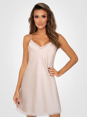 Donna atlasiniai naktiniai "Tiffani Beige"