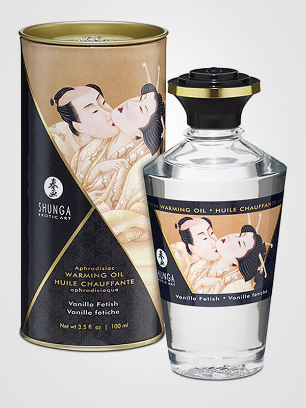 Shunga Warming Massage Oil Aceite Afrodisiaco Vanilla Fetish