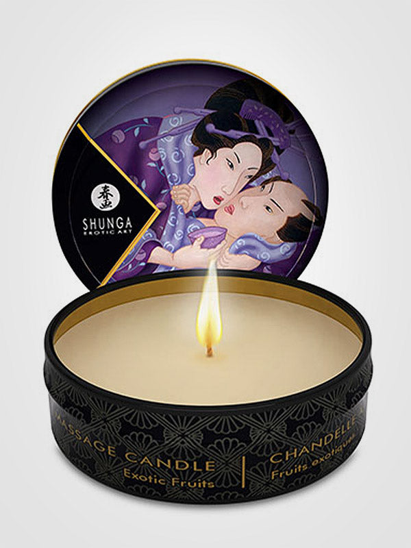 Shunga masažo žvakė "Vela 30ml Exotic Fruits"