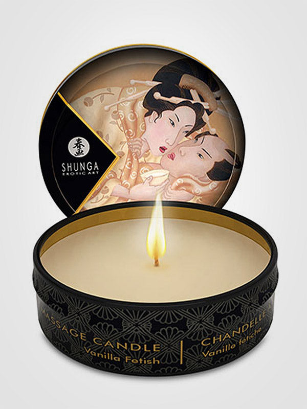 Shunga masažo žvakė "Vela 30ml Vanilla Fetish"