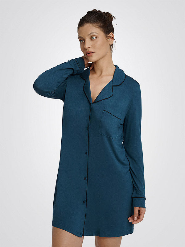 Esotiq Viscose Nightgown Miracle Teal