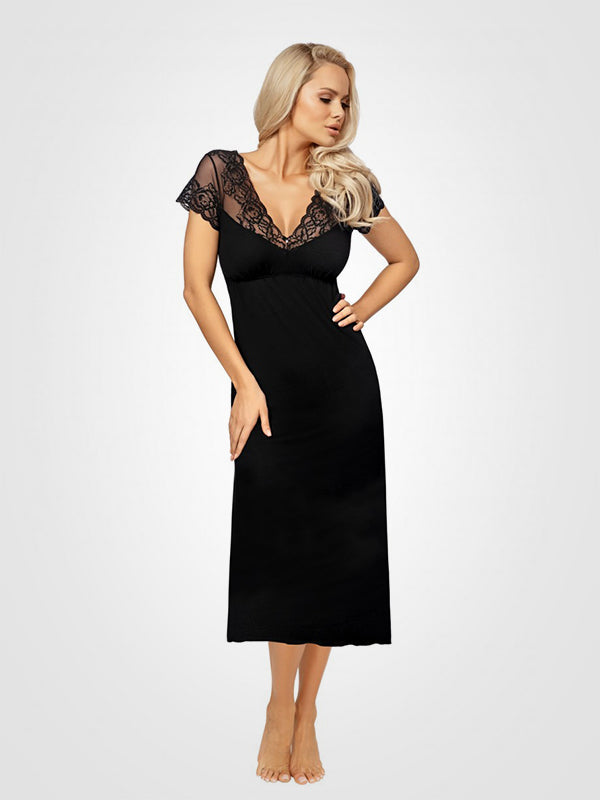 Donna ilgi viskoziniai naktiniai "Ivana Long Black"