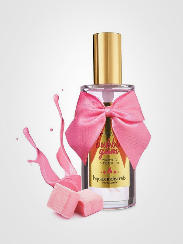 Bijoux Indiscrets Warming Massage Oil Light My Fire Bubble Gum