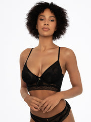 Esotiq nėriniuota liemenėlė "Nerina 2 Black"