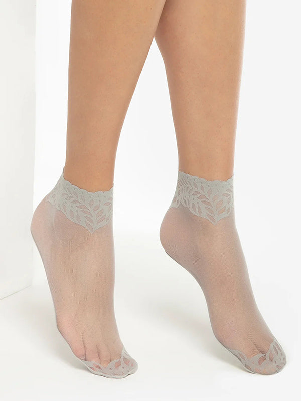 Gatta Fishnet Socks 41 Light Grey