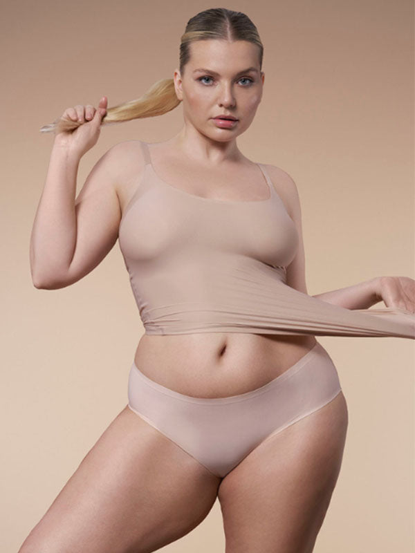 Julimex Stretchy Laser-cut Undershirt Flexi-one 2 Nude