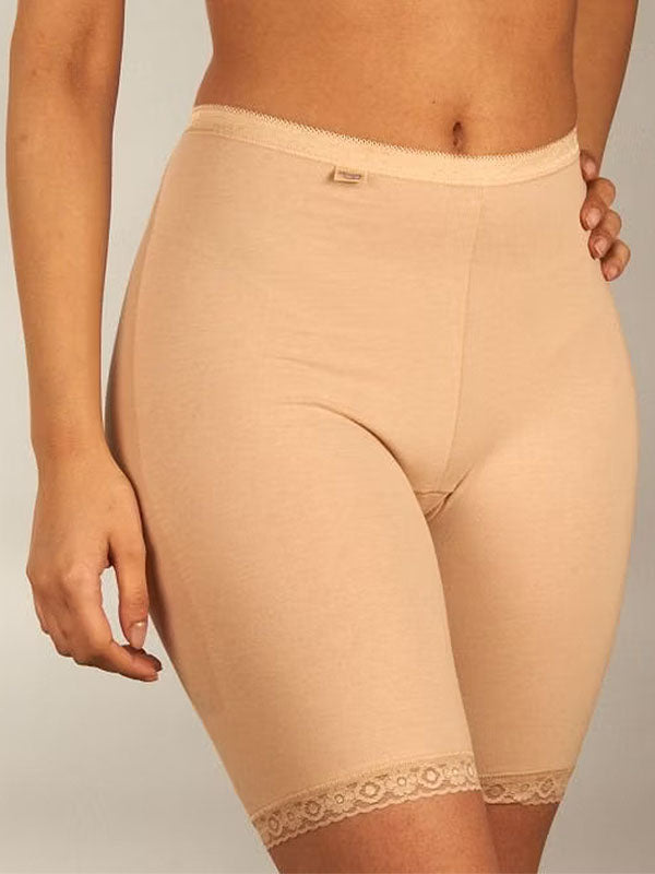 Sloggi medvilninės kelnaitės šortukai "Basic Long Nude"