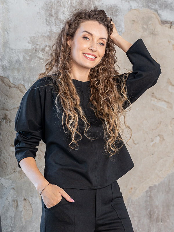 Lega Blouse With Viscose Vesta Black