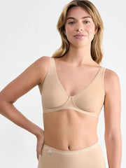 Sloggi medvilninė liemenėlė be lankelių "Basic + Nude"