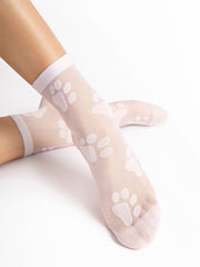 Fiore raštuotos kojinaitės "Pawpaw White"