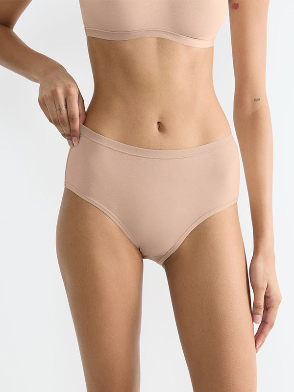 Sloggi 3 Sets of Organic Cotton Panties Go Daily Nude