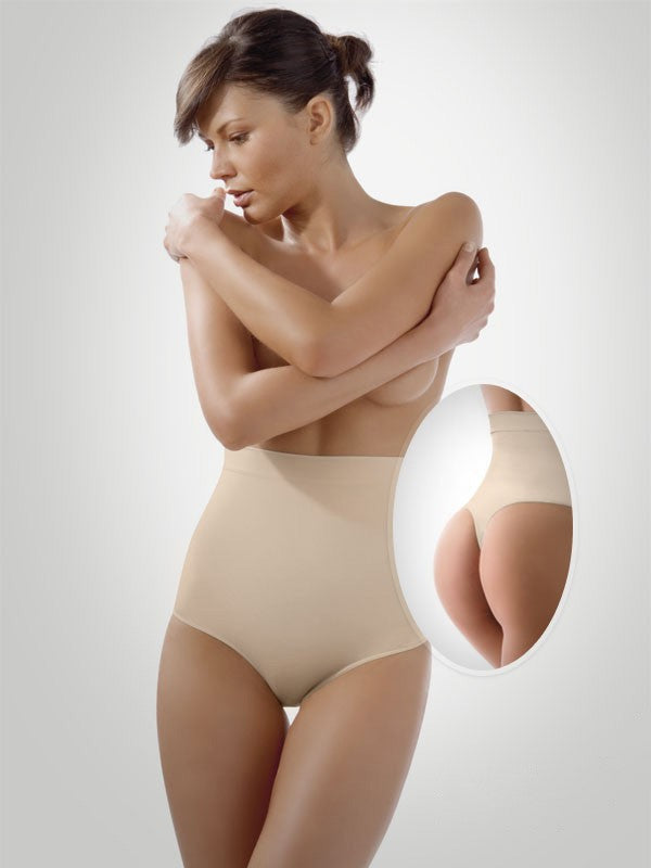 Control Body glotninančios aukšto juosmens kelnaitės "String Nude"