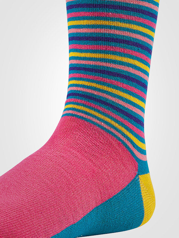 Ysabel Mora spalvotos medvilninės kojinės "Martyna Teel - Multicolor"