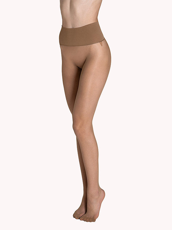 Lisca besiūlės matinės pėdkelnės "Invisible 15 Den Dark Nude"