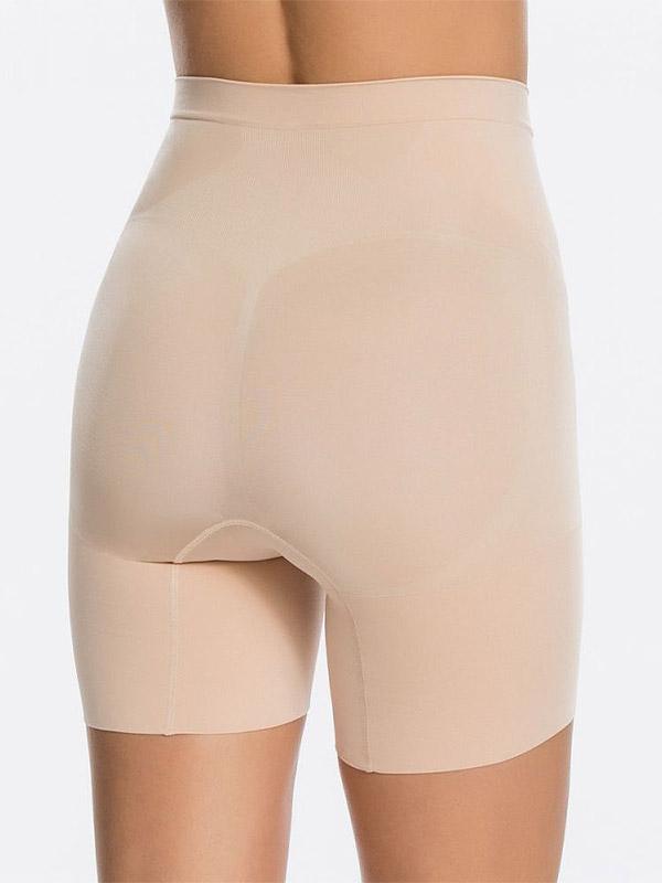 Spanx Sculpting Shorts OnCore Mid-Thigh Nude