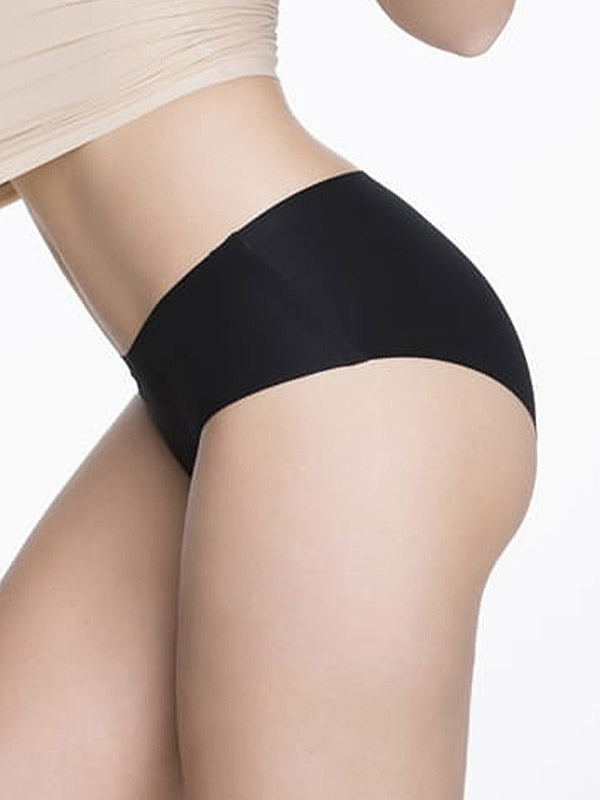 Julimex lazeriu kirptos labai tamprios kelnaitės "Flexi-One Black"