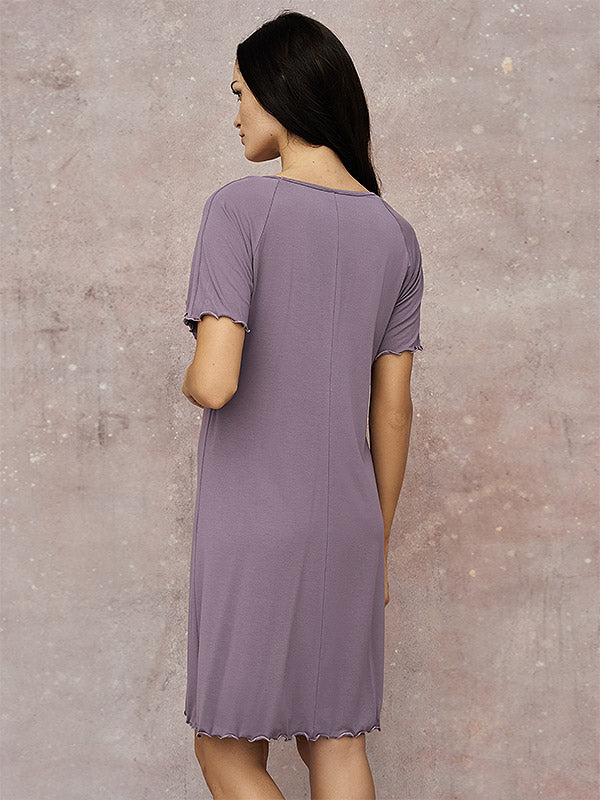 Lega viskoziniai naktiniai "Nicole Light Violet"