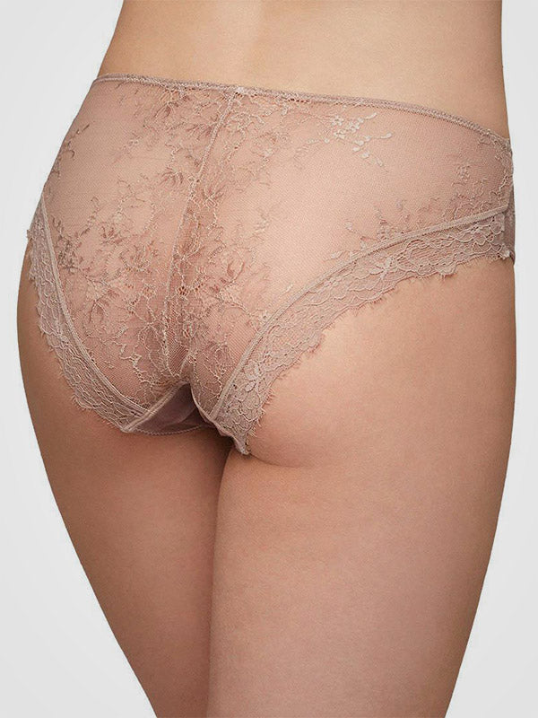 Ysabel Mora kelnaitės su nėriniais "Cornelia Midi Taupe"