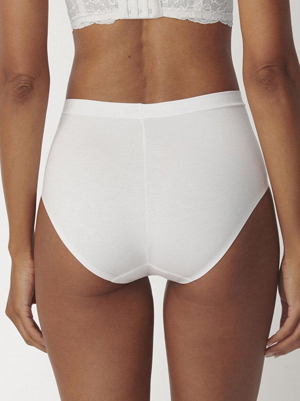 Triumph itin tamprios modalo kelnaitės "Smart Natural Maxi EX White"