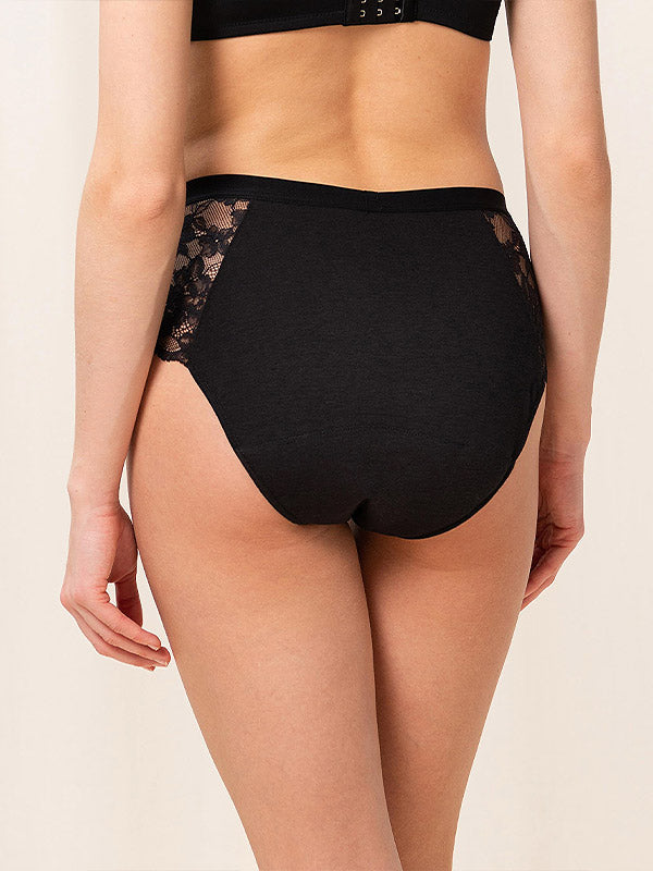 Triumph aukšto juosmens menstruacinės kelnaitės "Freedom Maxi EX Black"