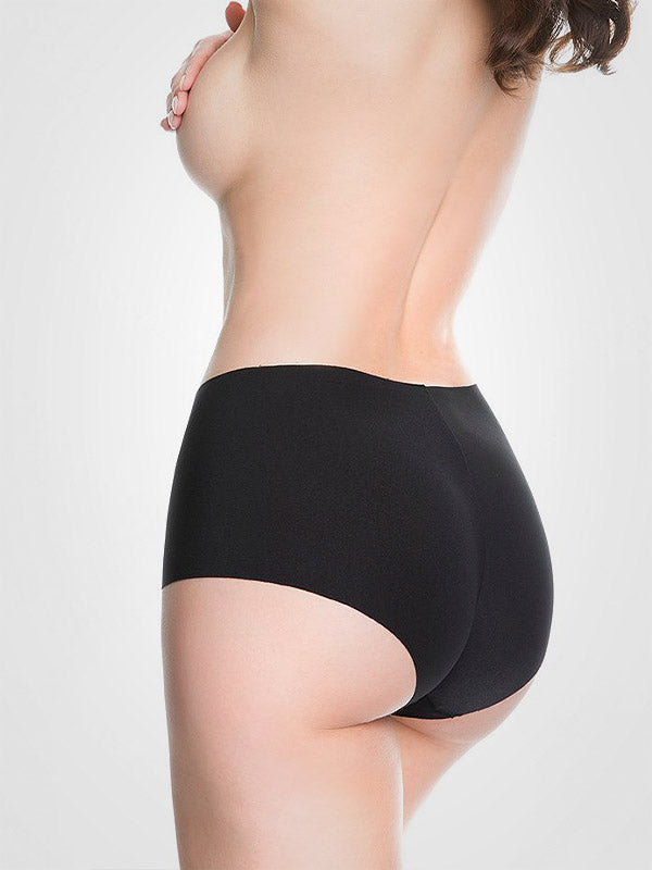 Julimex besiūlės lazeriu kirptos kelnaitės "Bliss Maxi Black"
