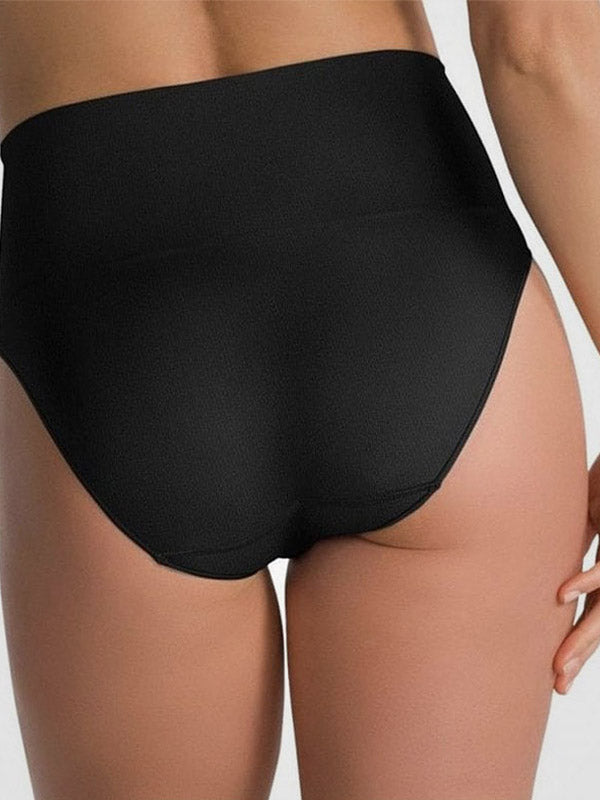 Spanx koreguojančios paaukštinto juosmens kelnaitės iš perdirbto nailono "Ecocare Black"