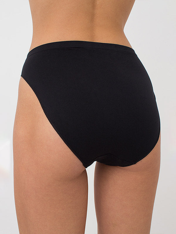 Giulia besiūlės klasikinės kelnaitės "Hi-leg Black"