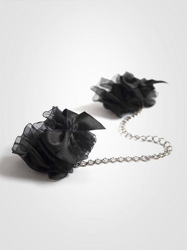 Bijoux Indiscrets antrankiai "Frou Frou Black - Silver"