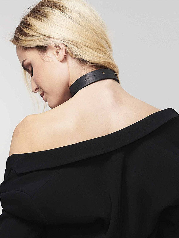 Bijoux Indiscrets kaklo aksesuaras "Domination Black"