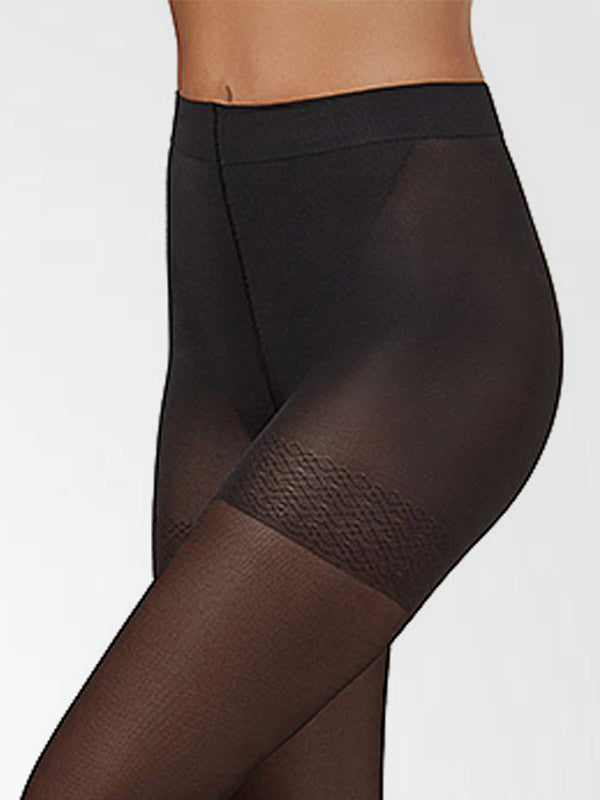 Golden Lady kompresinės pėdkelnės "Benessere Bellezza 140 Den Black"