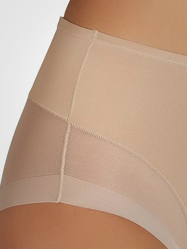 Ysabel Mora mikrofibros aukšto juosmens kelnaitės su stringų efektu "Simma Nude"