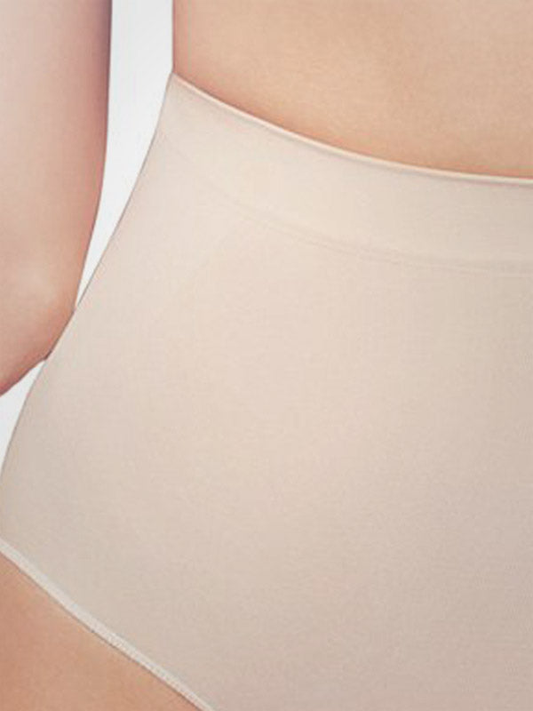 Gatta liekninančios besiūlės paaukštinto juosmens kelnaitės "Bikini Nude"