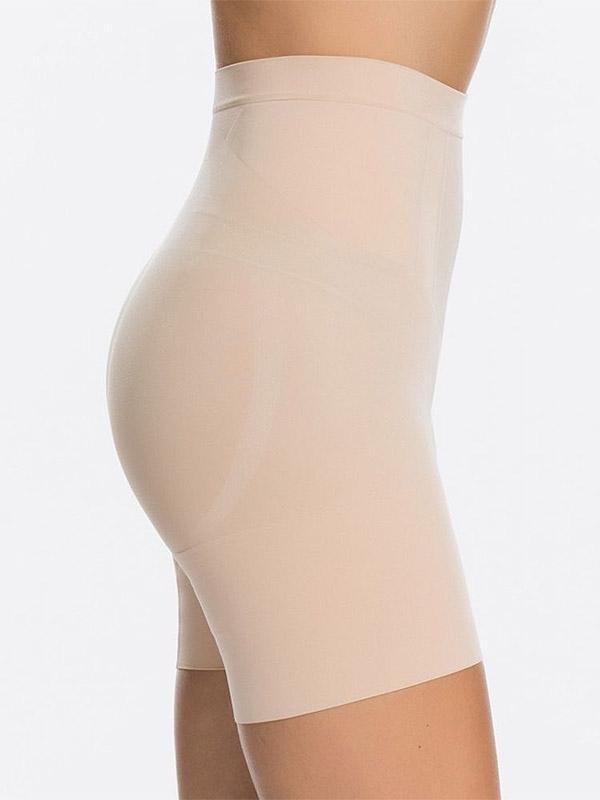 Spanx Sculpting Shorts OnCore Mid-Thigh Nude