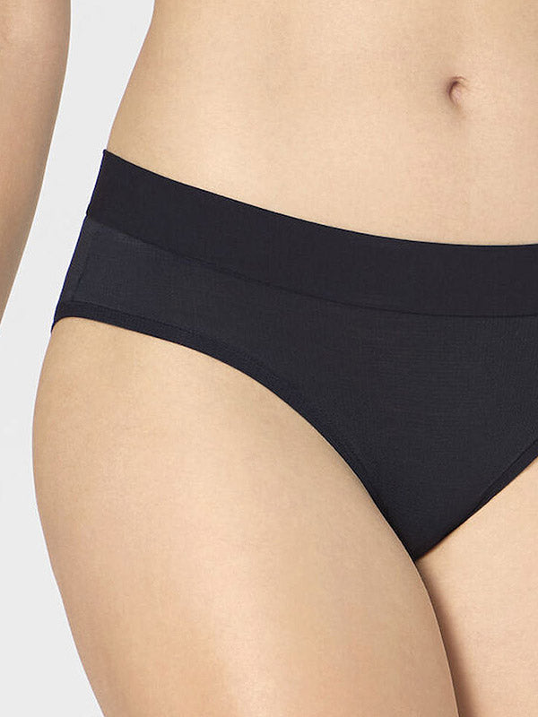 Sloggi labai tamprios modalo hipster kelnaitės "Go Allround Black"